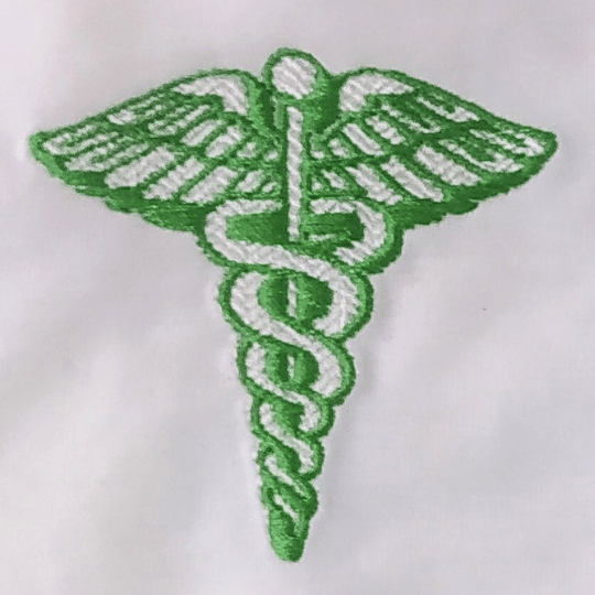 Bordado universitário - Medicina
