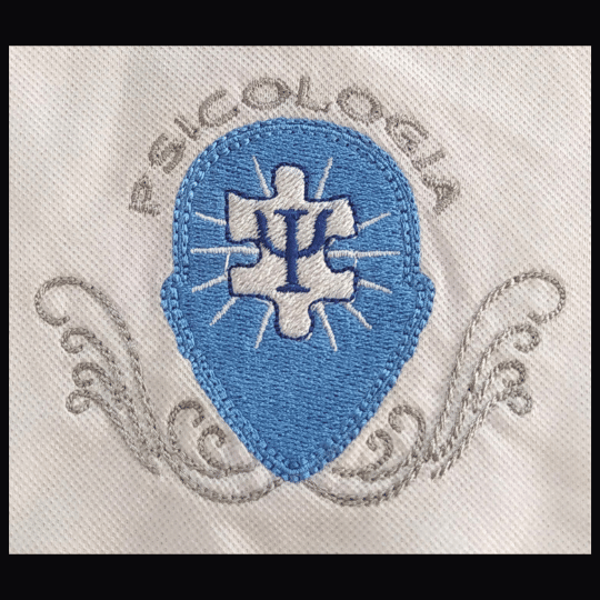 Bordado universitário - Psicologia